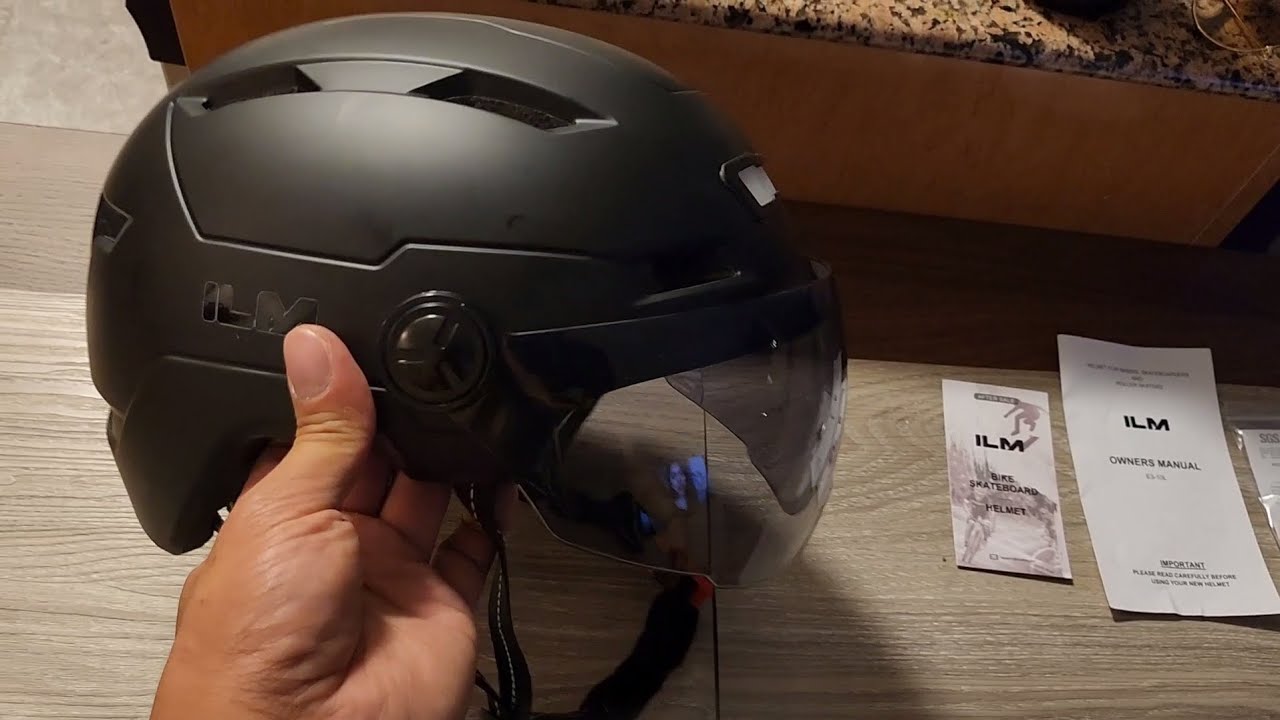 ILM Adult Bike Helmet - Matte Black