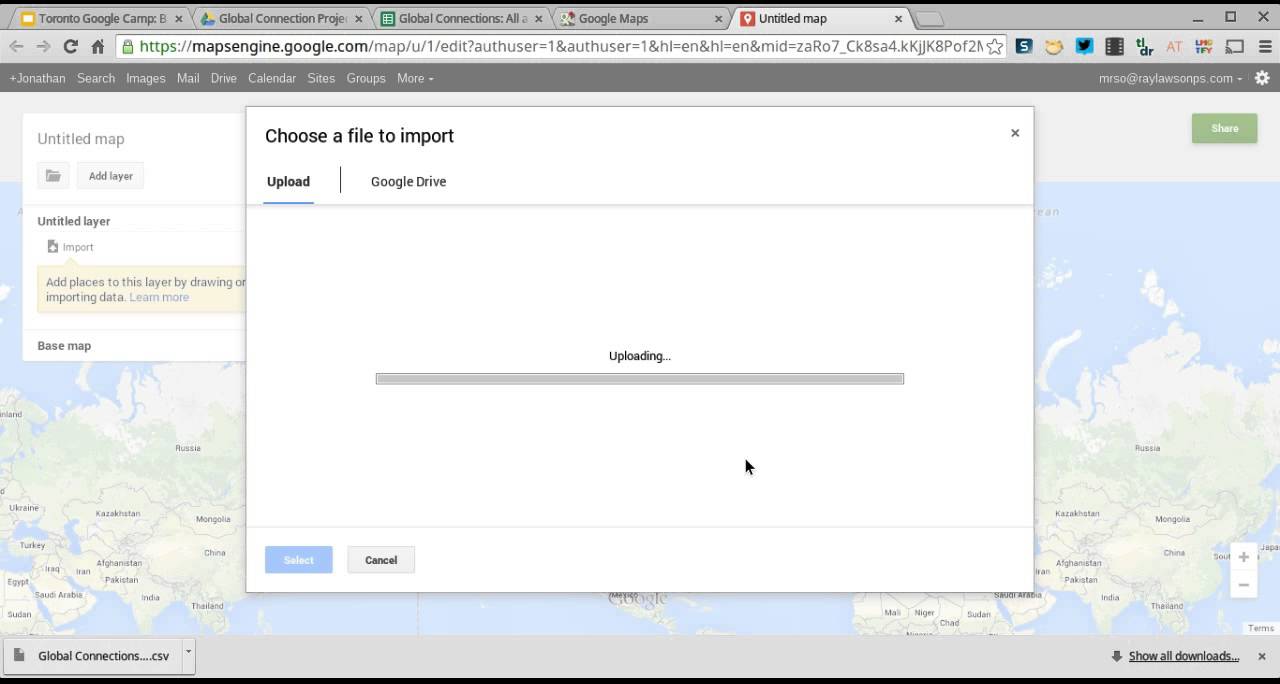 Syncing Google Forms with Google Maps
