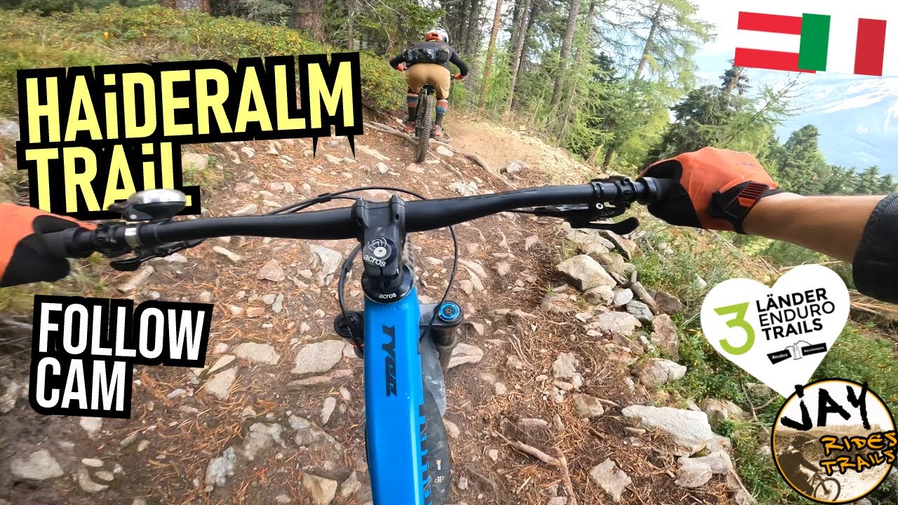 3-LÄNDER ENDURO Haideralm Trail Follow Cam / Full RAW / Reschen Session Autumn 2023 / Mountainbike