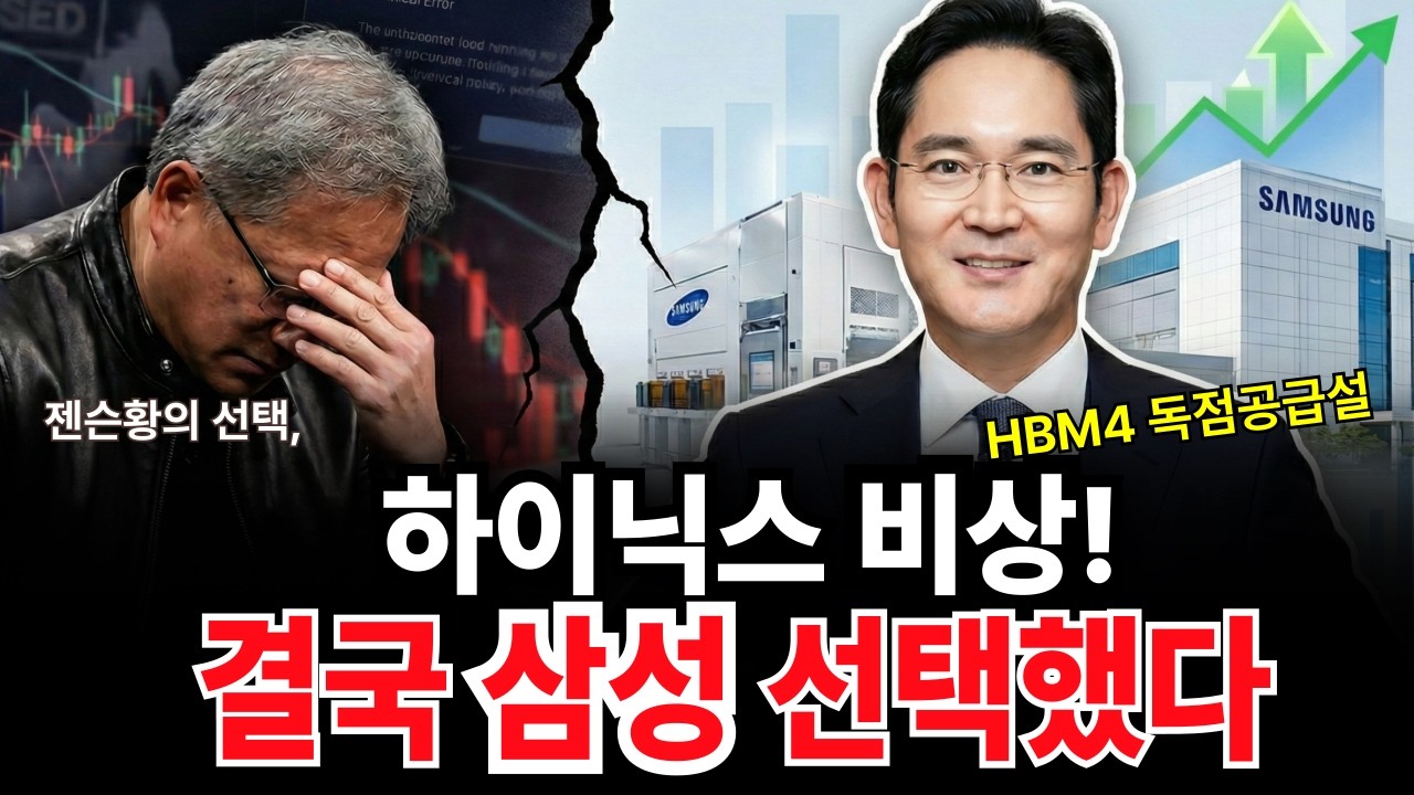 🚨긴급분석🚨삼성전자, 엔비디아와 HBM4 계약 체결?! 하이닉스 주주들은 모르는 '평택 5공장'의 비밀 (주가 전망)