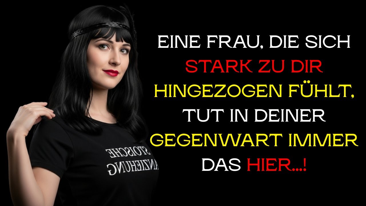 Eine Frau, die sich stark zu dir hingezogen fühlt, tut dies immer vor dir.