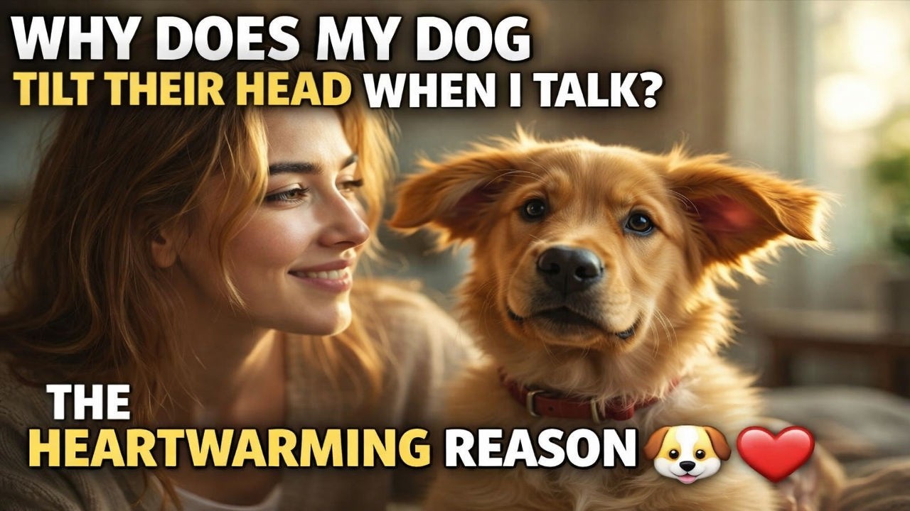 Why Does My Dog Tilt Their Head When I Talk? The Heartwarming Reason 🐶❤️