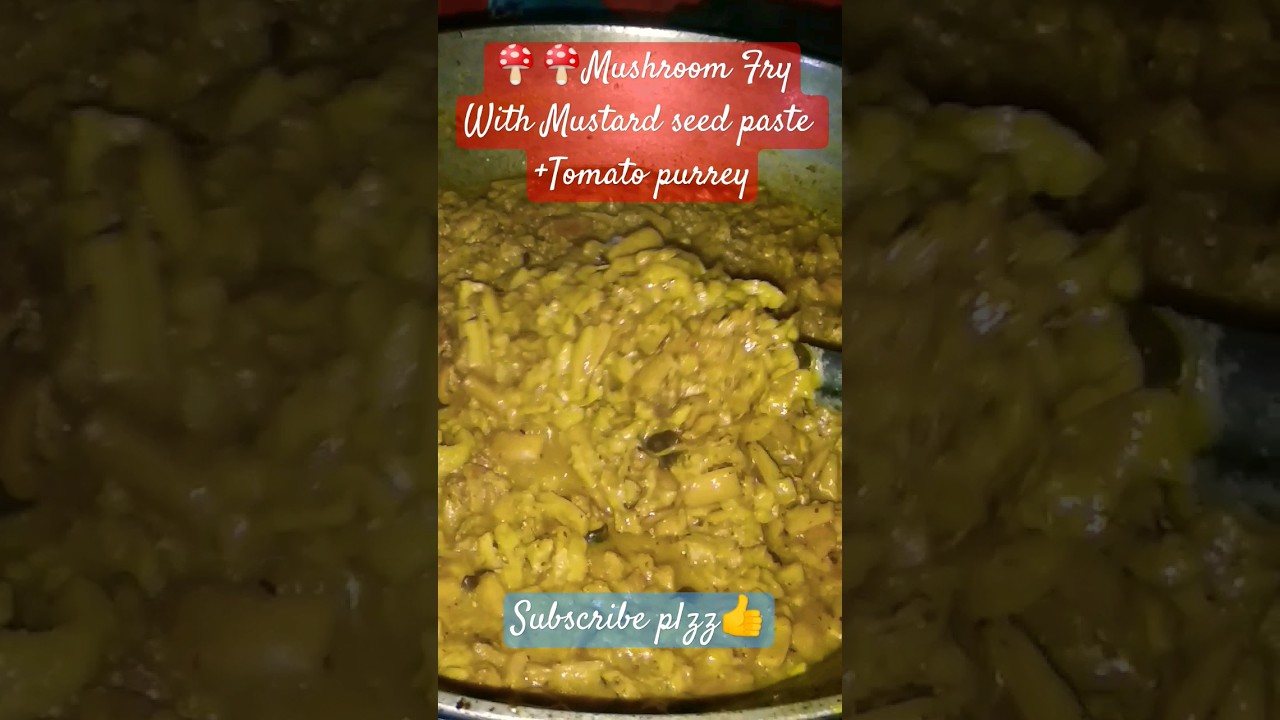 #homemade mushroom Fry #odisha #desifood #mushroomrecipe #mushroom #veganfood Like