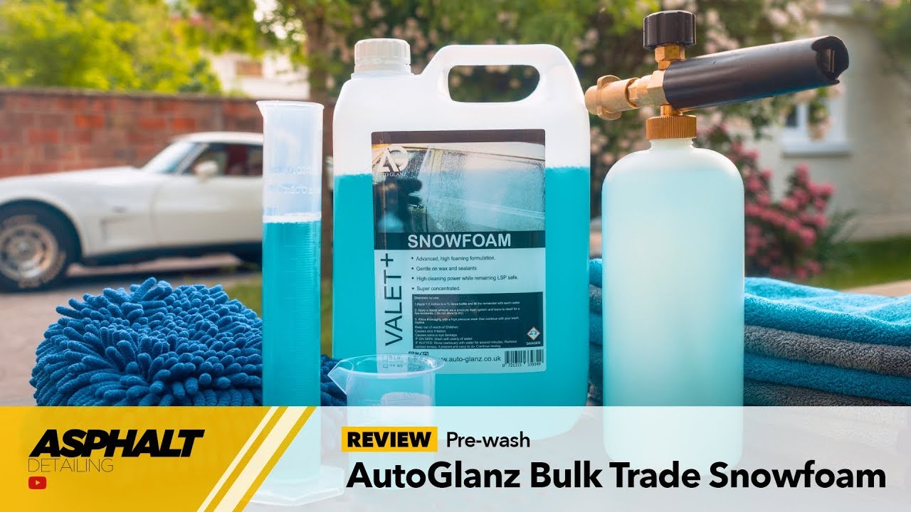 REVIEW — AutoGlanz Bulk Trade Snowfoam, economical and effective — Asphalt Detailing (EN)