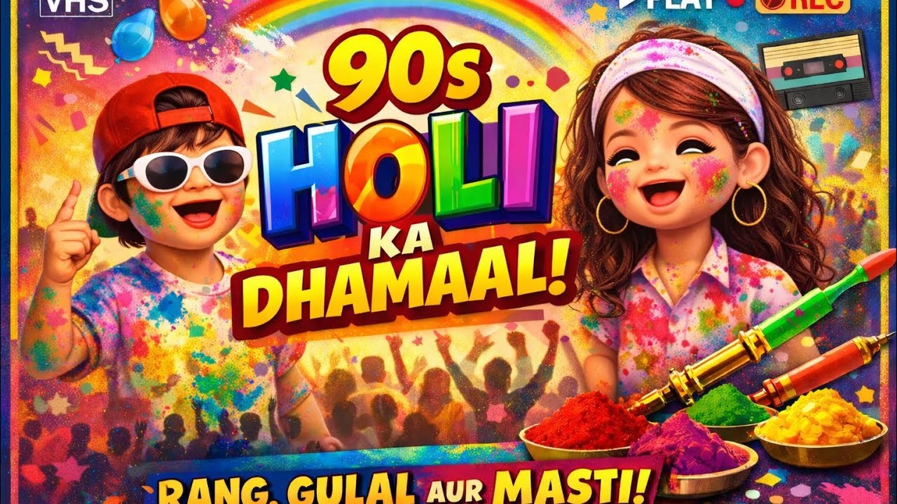 Miniature Holi Festival for Dolls 🌸 | Pichkari & Water Balloon Fight | 90s Holi Celebration 