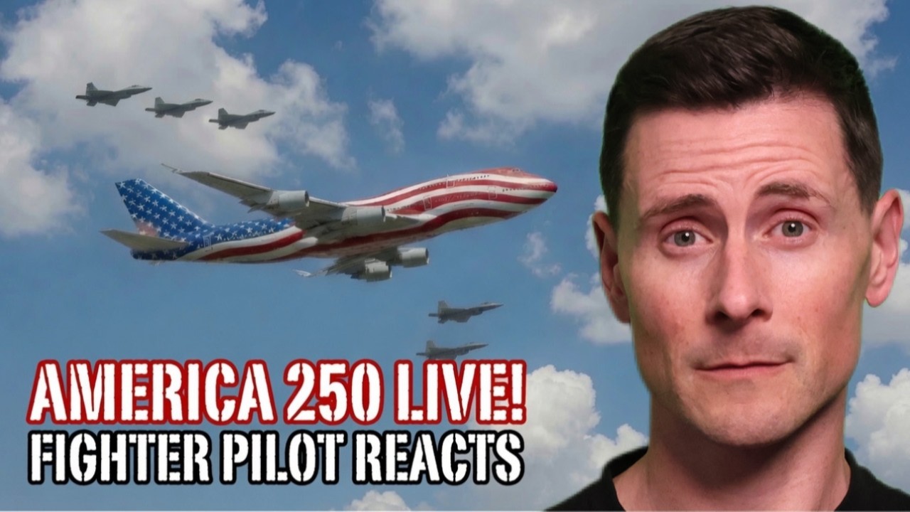 Fighter Pilot Reacts to EPIC America 250 Flyovers!