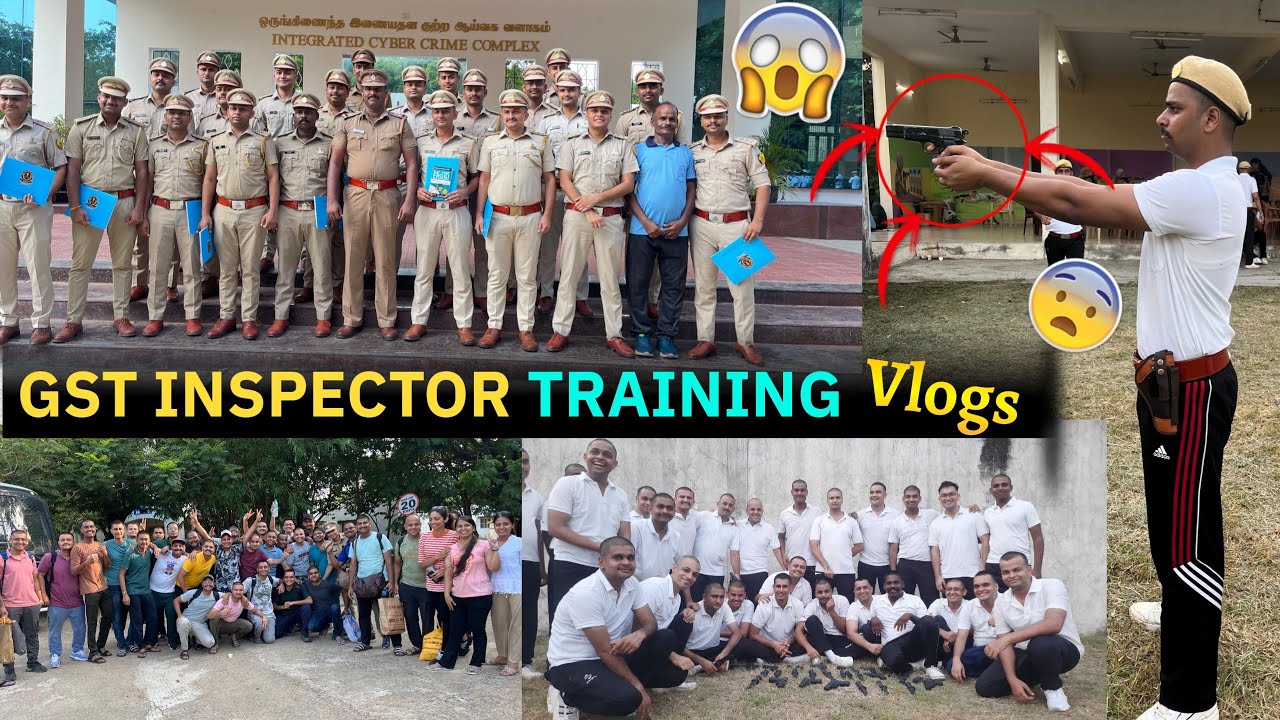 GST INSPECTOR 🎖️POLICE TRAINING VLOG #tamilnadupolice #exciseinspector #ssccgl