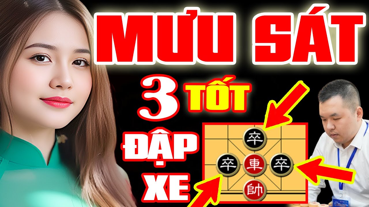 🔴 Đỉnh Cao Chiến Thuật: Mưu Sát 3 Tốt Đập XE Khiến Cao Thủ Không Thở Nổi