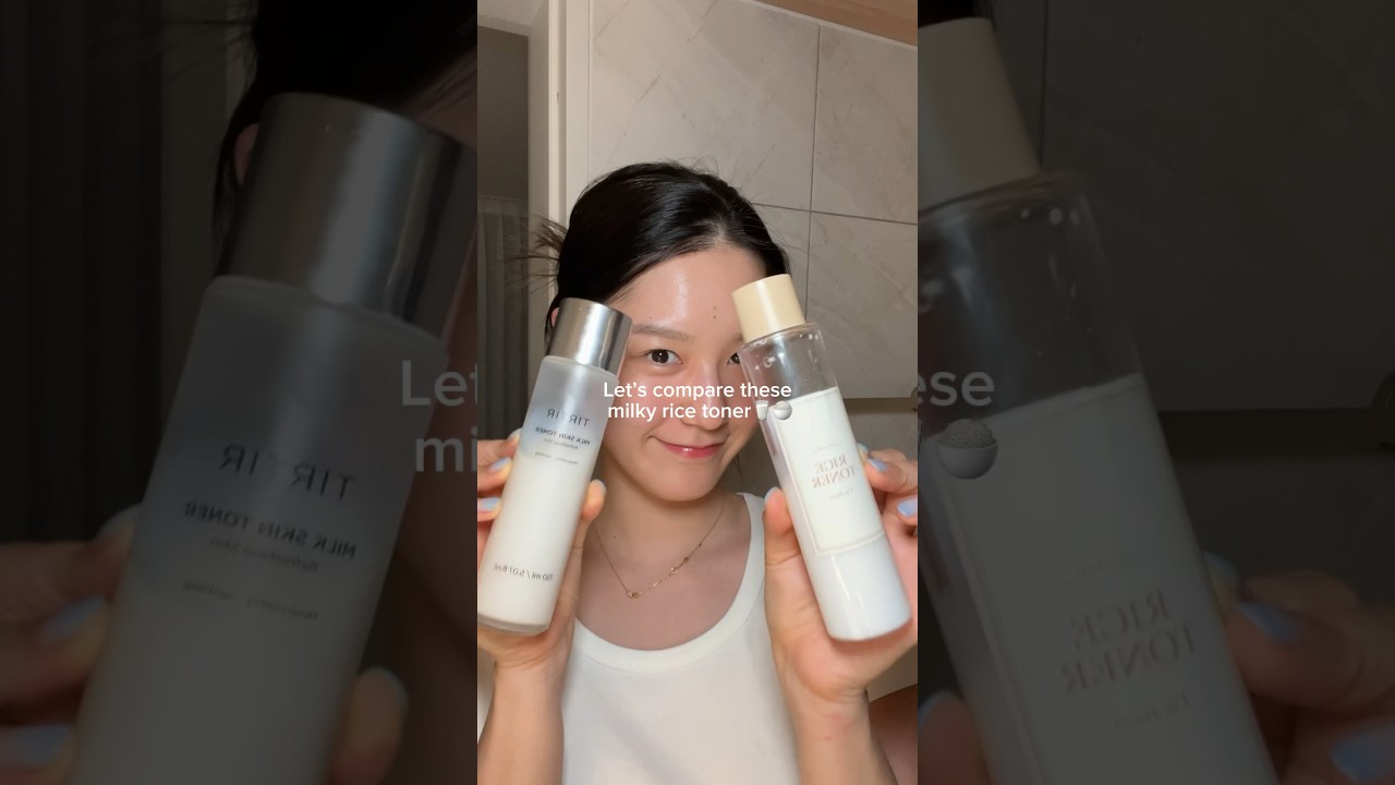 Let&rsquo;s compare these milky rice toner 🥛🍚