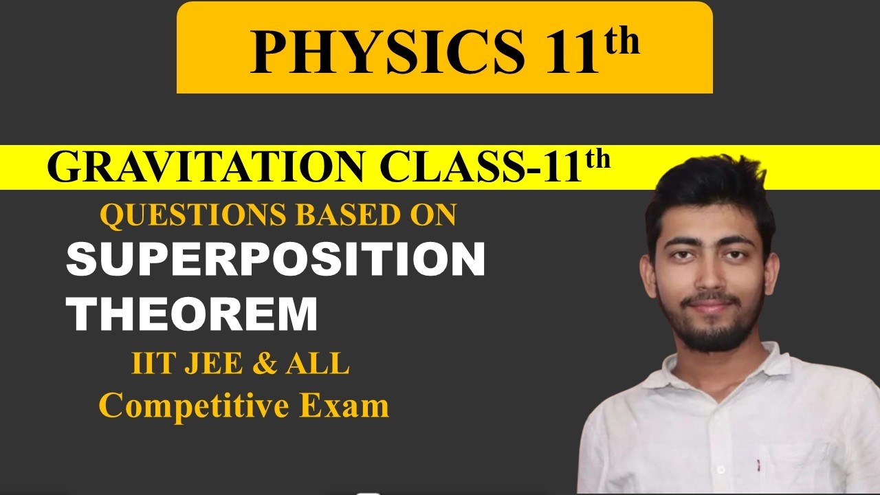 GRAVITATION CLASS 11th , Problems on Superposition theorem,Gravitation class 11th
