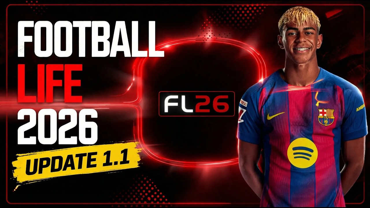 Cara Download & Install SmokePatch Football Life 2026 Update 1.1 Season Terbaru 2025/2026 (Pes 2021)