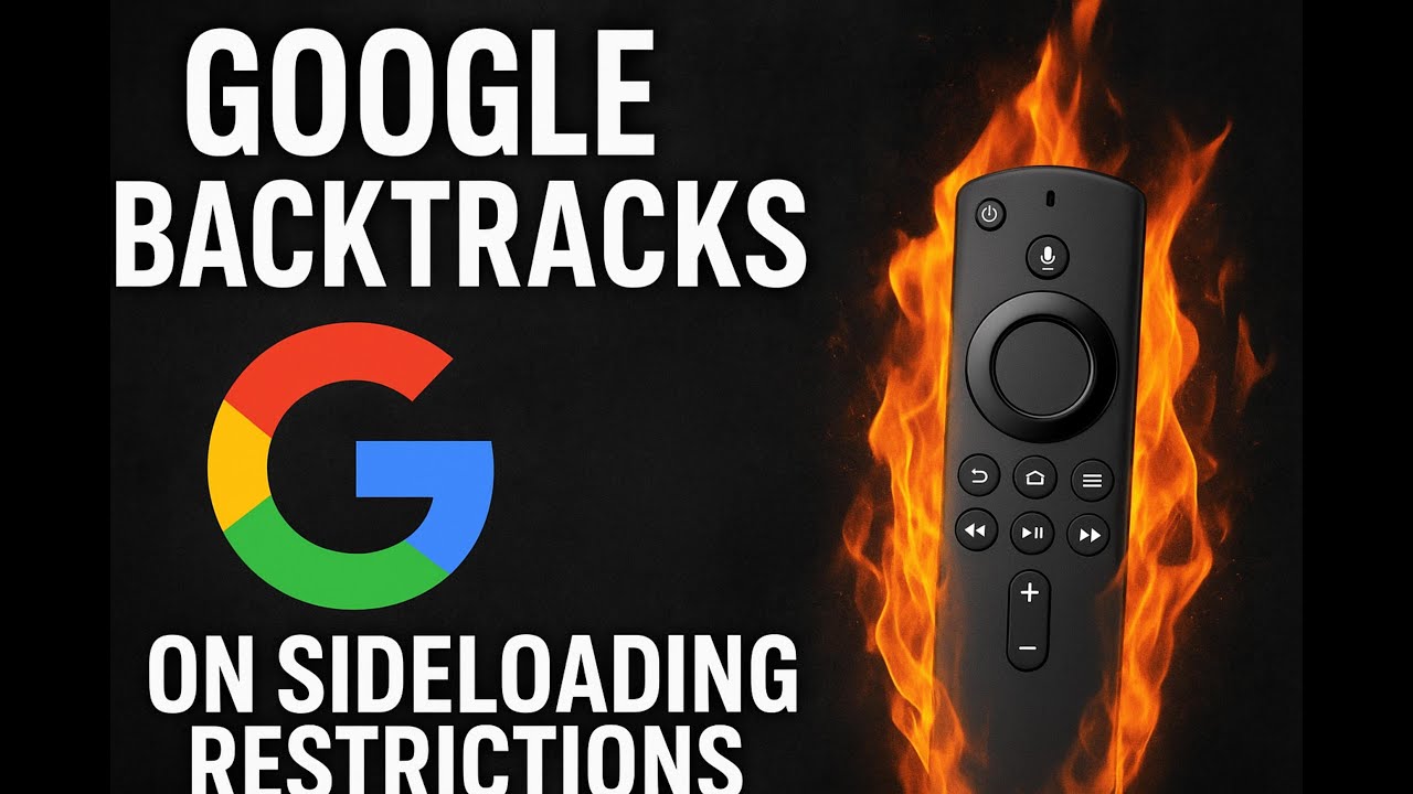 Google BACKTRACKS on Sideloading Restrictions… After Seeing Amazon’s Firestick Chaos
