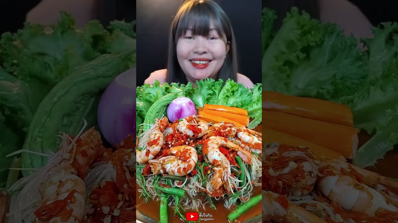 ขนมจีนซาวน้ำปลาร้ากุ้งสะดุ้ง(ข้าวปุ้นซาว)ใส่ผักลวกเยอะๆกินกับหอมแดงหวานๆแซ่บสุดๆ@ตั้งใจกิน