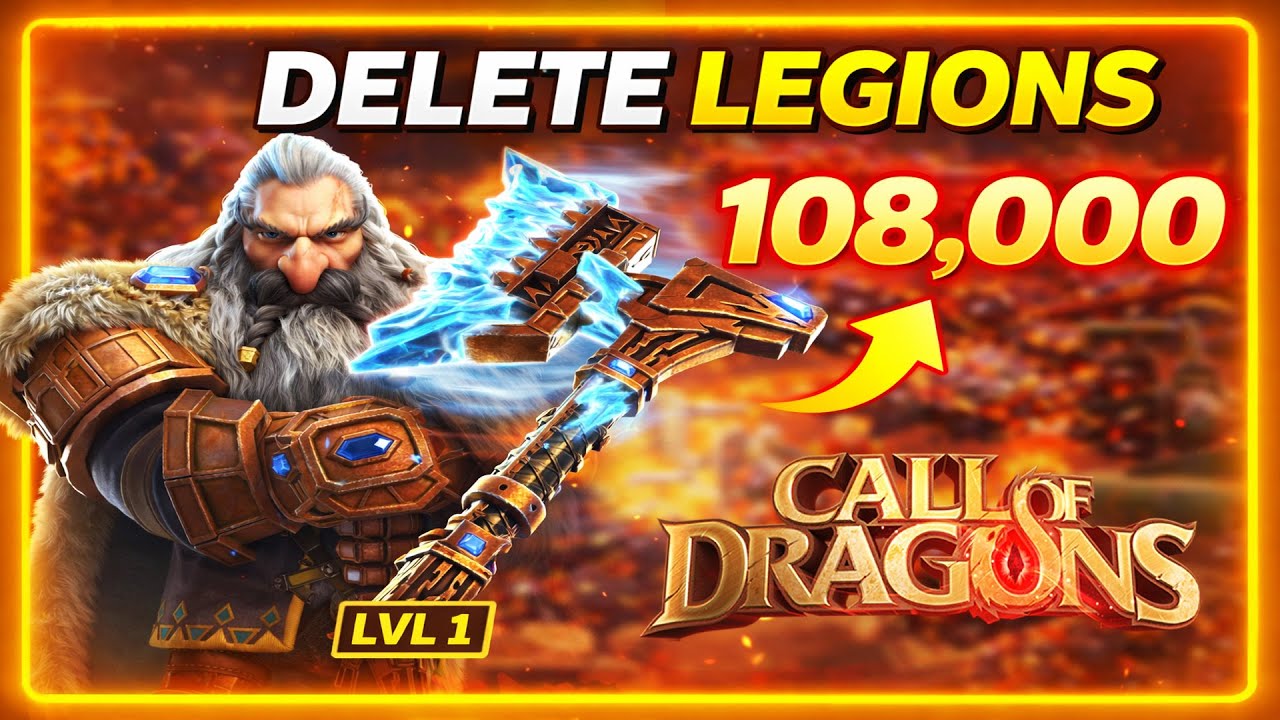 THIS CAVALRY ARTIFACT DELETES LEGIONS (Call of Dragons)