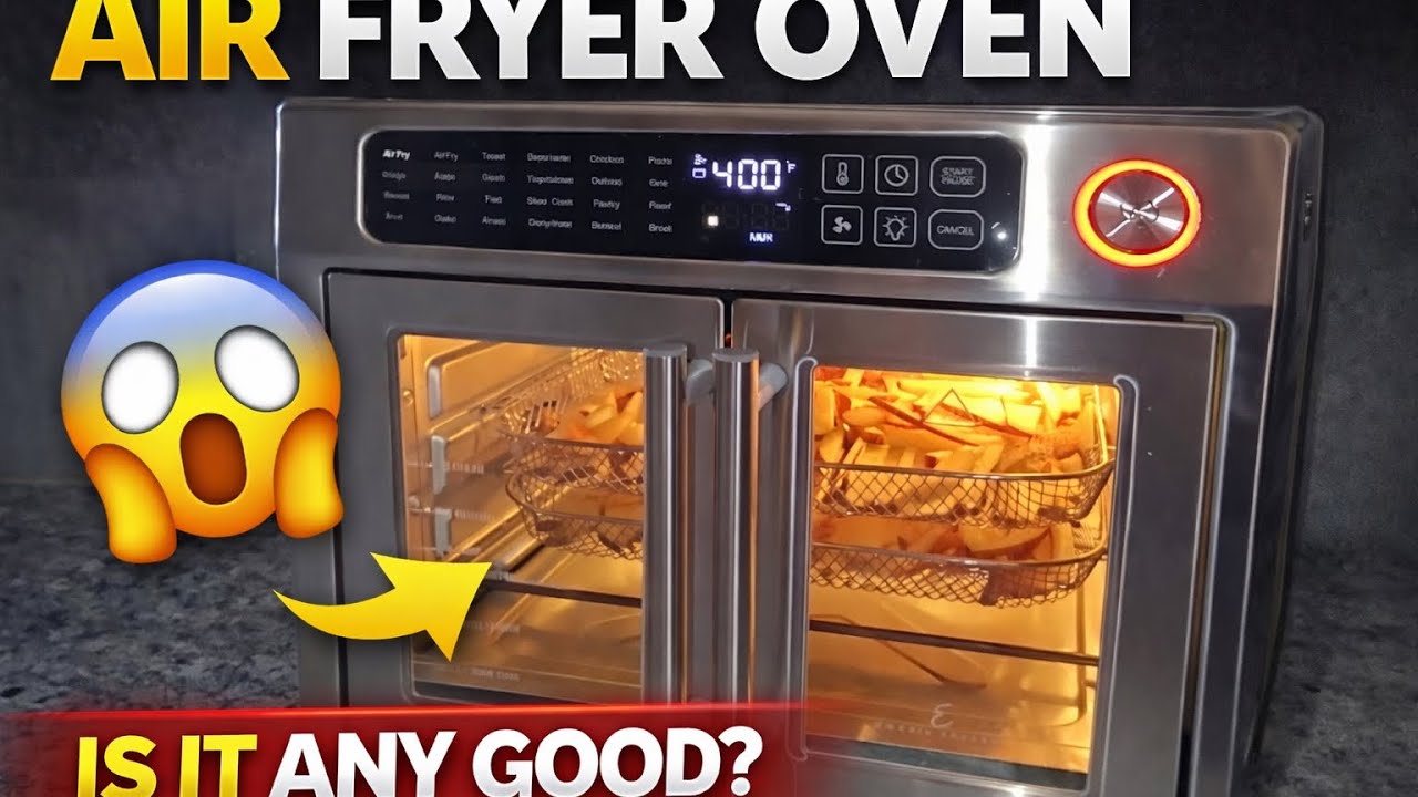 Emeril Lagasse Extra Large French Door Air Fryer Toaster Oven