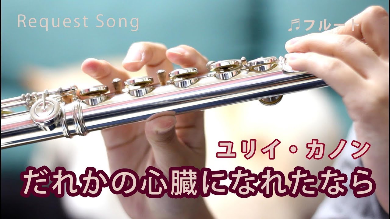 ☆楽譜あり【フルート】だれかの心臓になれたなら/ユリイ・カノン【演奏してみた】