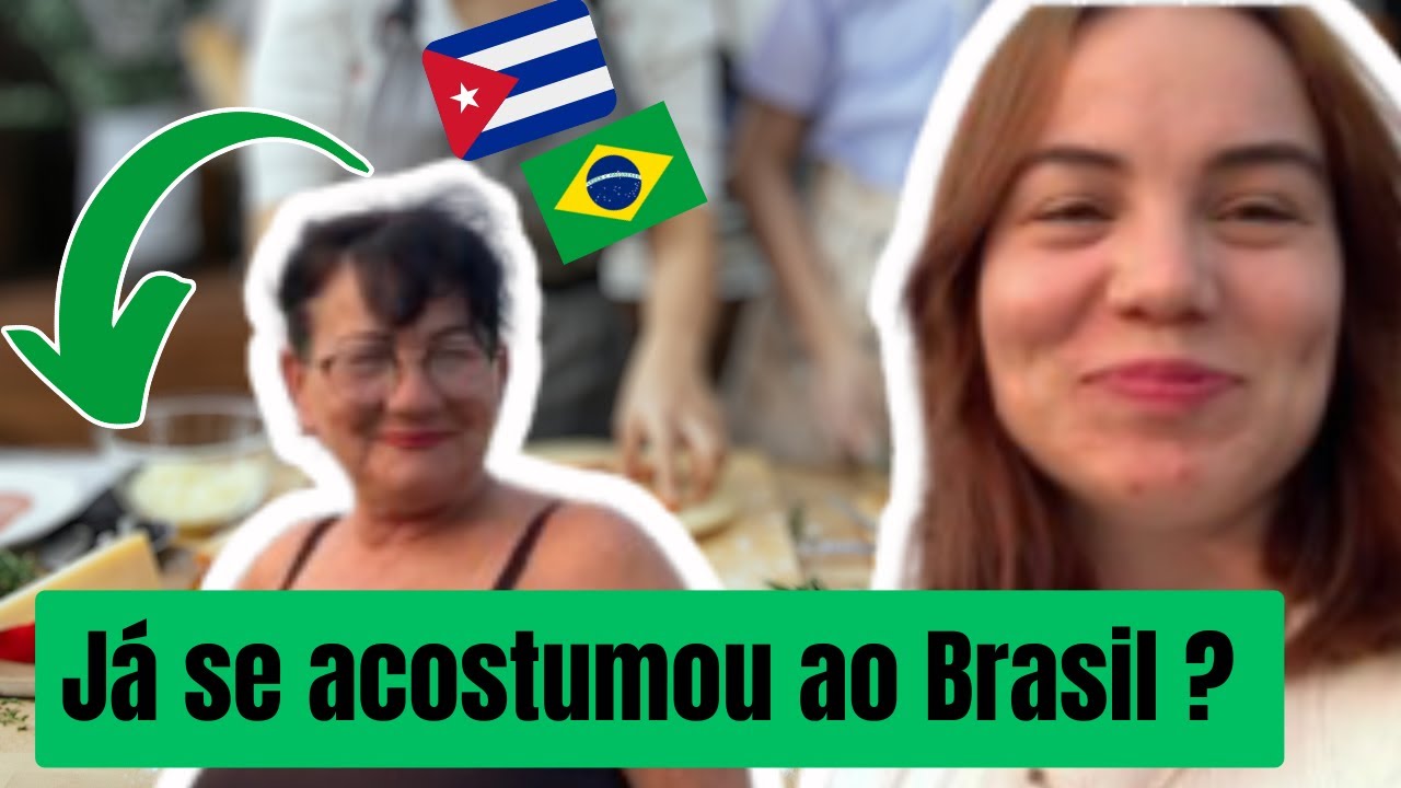 MINHA MÃE CUBANA CONTA COMO SE ADAPTOU AO BRASIL ENQUANTO FAZEMOS COMIDA CUBANA | cubanas no brasil
