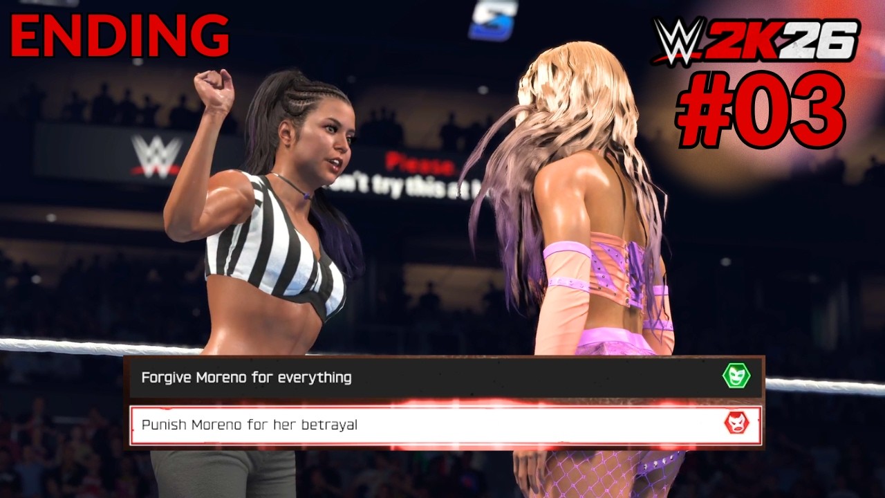 WWE 2K26 | Women's MyRise #3 | This Actually hurt (no commentary)