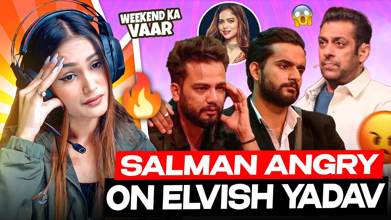Elvish Yadav CRYING in Bigg Boss💔 Salman Khan ANGRY On Elvish , Fukra insaan & Manisha Rani😢