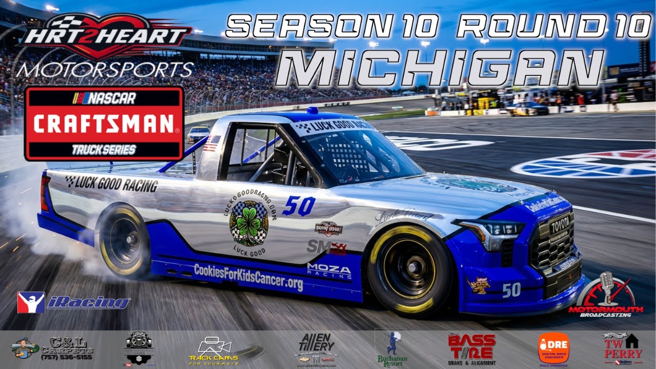 HRT2Heart Nascar Truck Series Championship Season 10 Rd 10 Live from Michigan