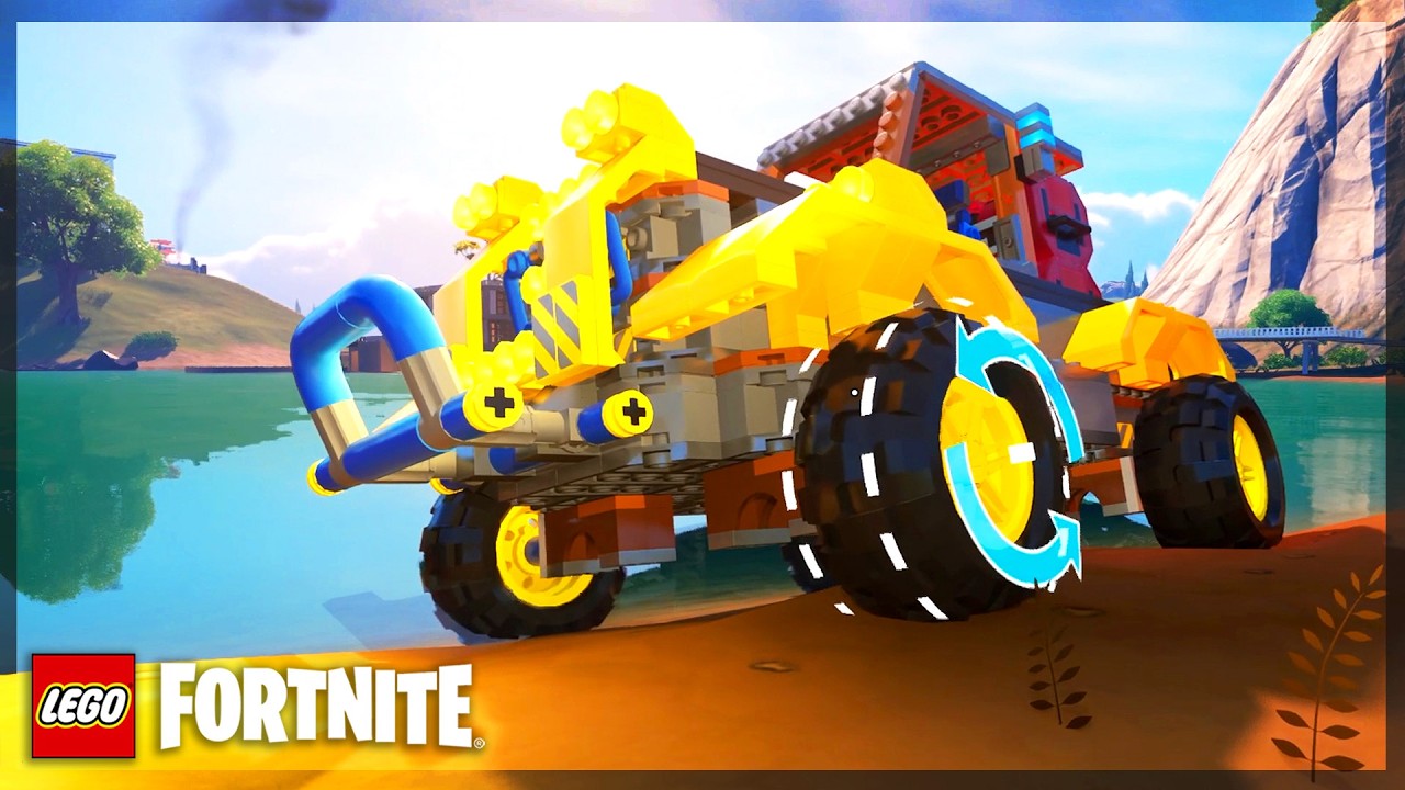 LEGO Fortnite Tutorial: How to build a SUV Vehicle with Storage