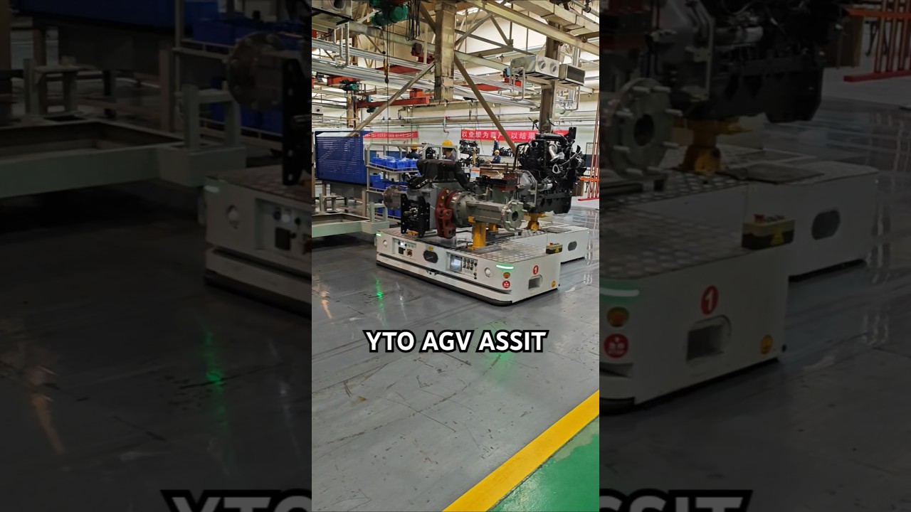 China most advanced tractor assembly line in YTO. 