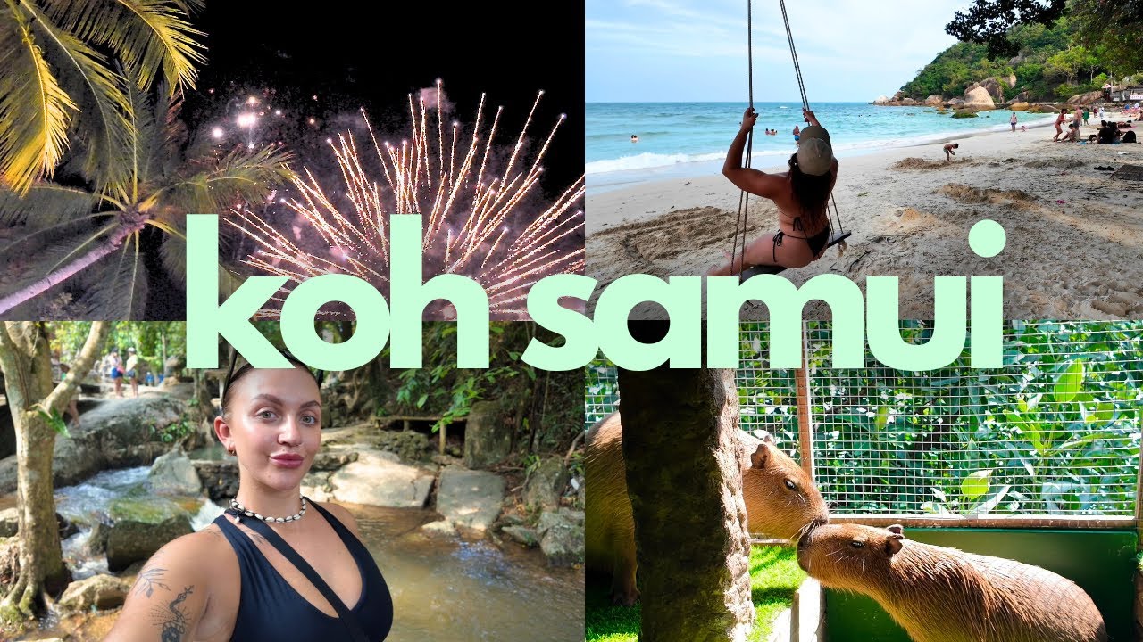 we spent new years eve in koh samui. | vlog | travel capsules.
