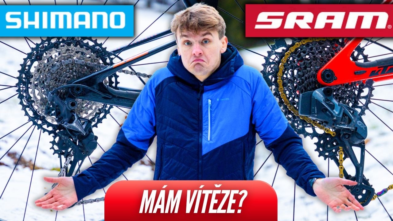 SRAM VS SHIMANO NA MTB - Co je lepší a jak správně vybrat?