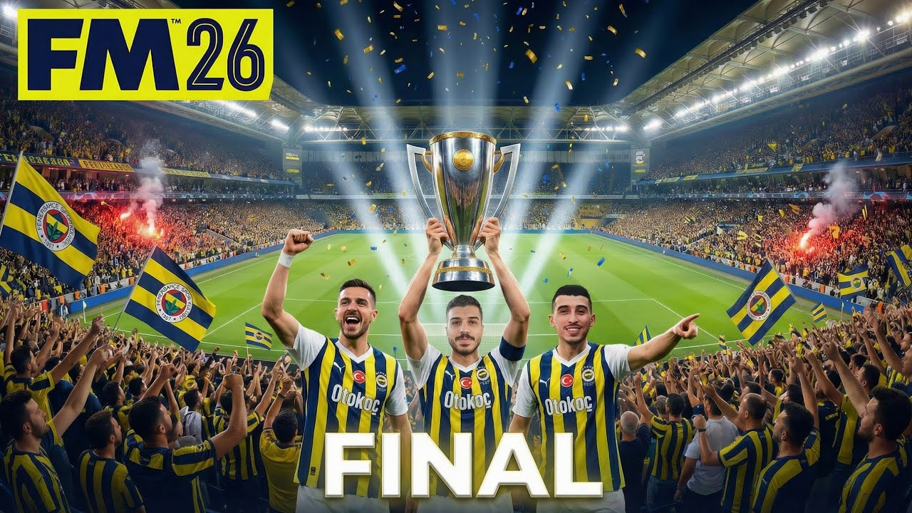KUPA KADIKÖY’E DÖNDÜ! 🏆 Fenerbahçe 11 Yıl Sonra Tahtın Sahibi |FM26 Final