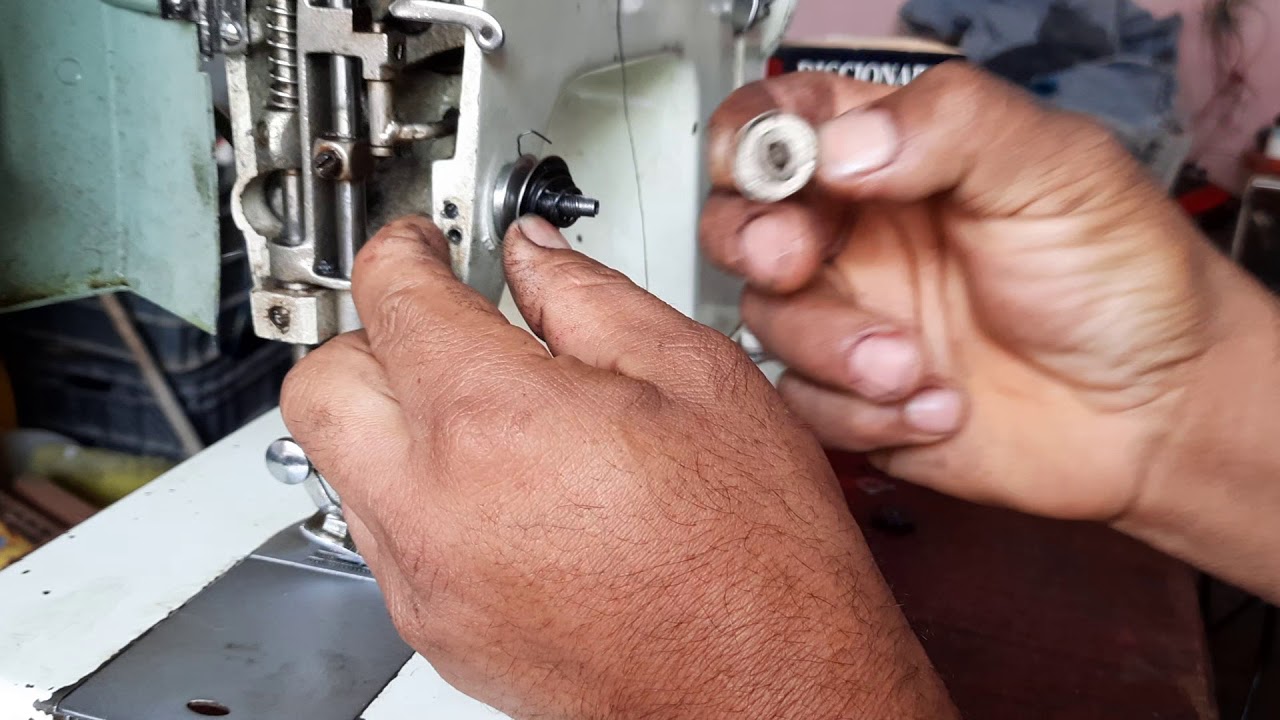 Mantenimiento al tensor de hilo máquina de coser.