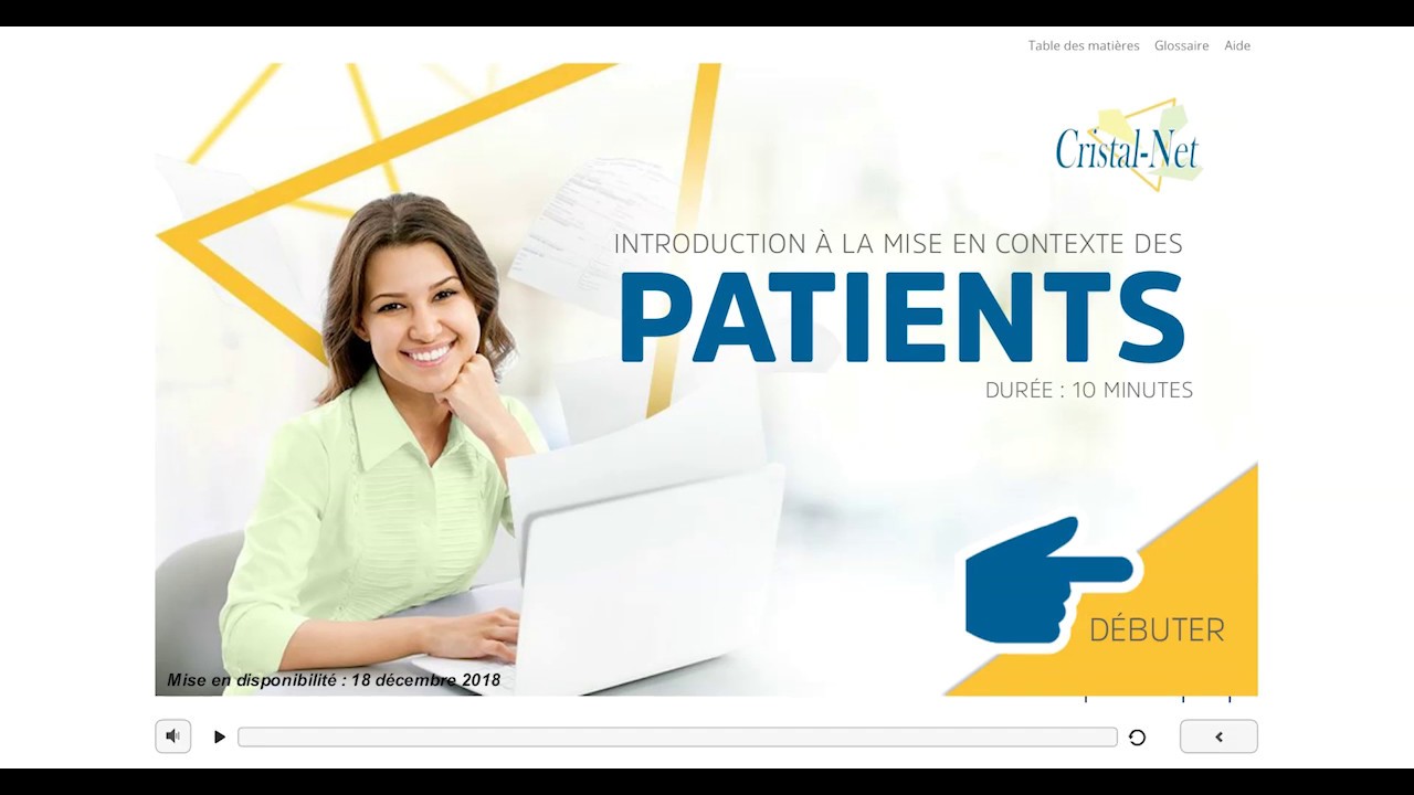 Introduction à la mise en contexte des patients