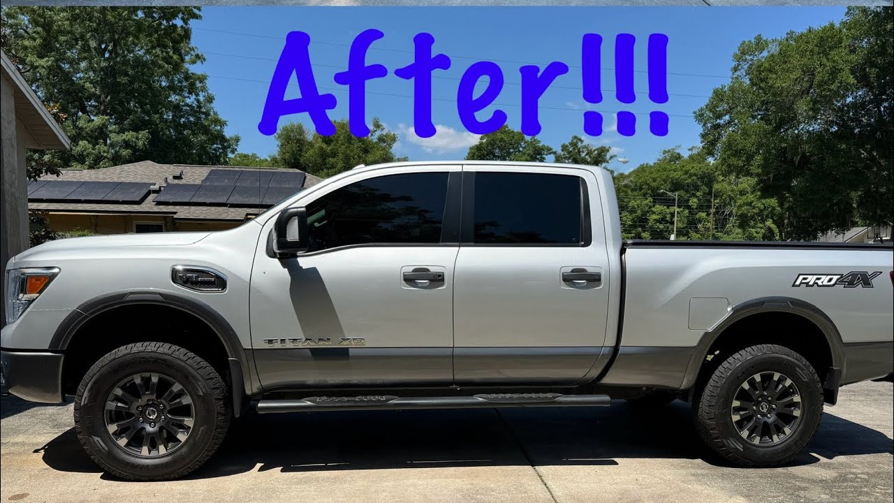 Nissan Titan XD Pro Comp 2” Level Kit Install easy DIY anyone can do.