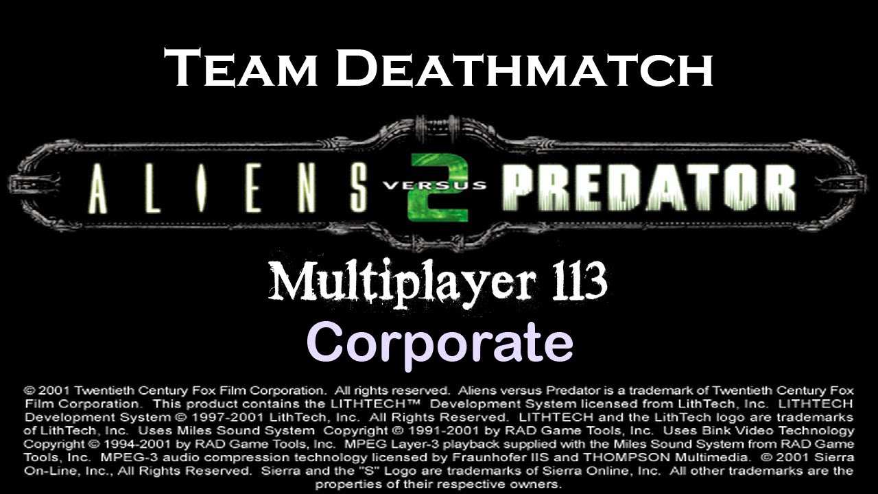 Aliens vs. Predator 2 (2001) - Multiplayer 113 - 1080p 60FPS