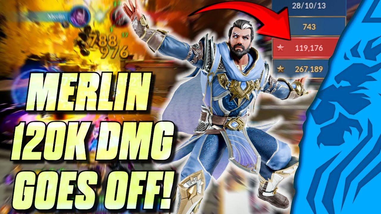 Merlin GOES OFF!! 120K Damage, 28 Kills in SMITE 2!