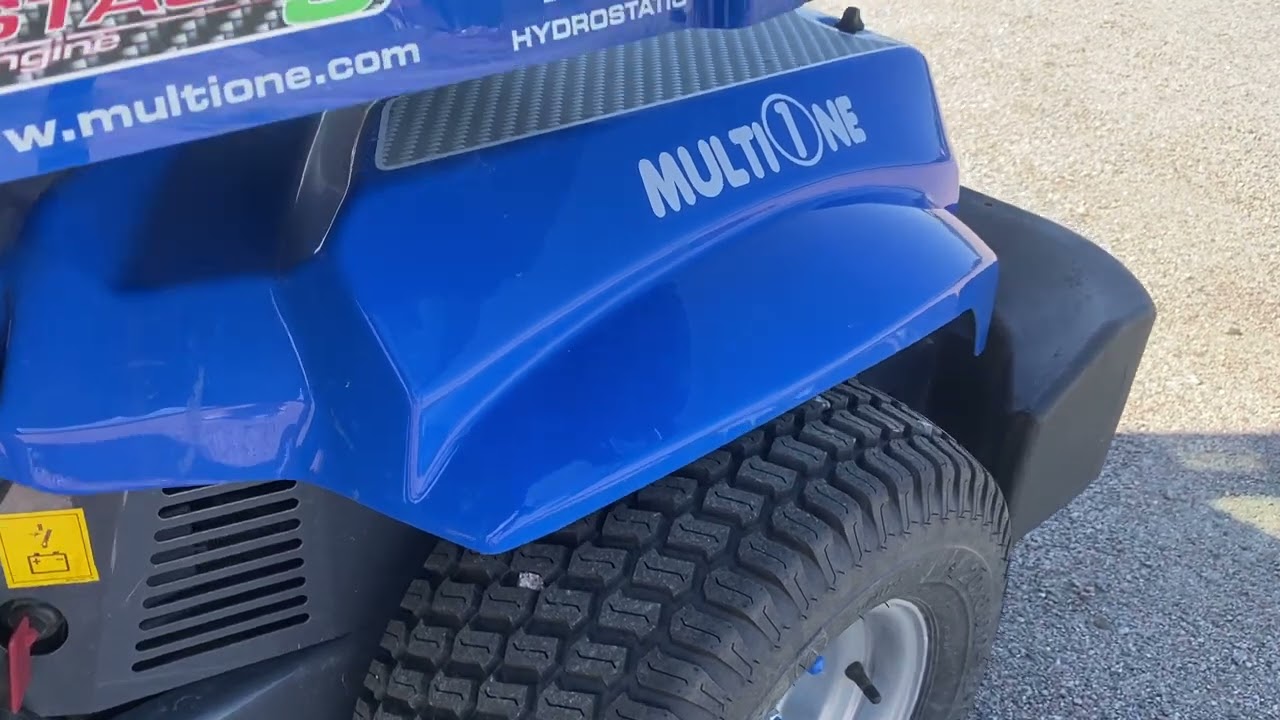 Multione M1 2.3 EFI, med gafflar, skopa, gummiskrapa & extrahjul - 21 931055
