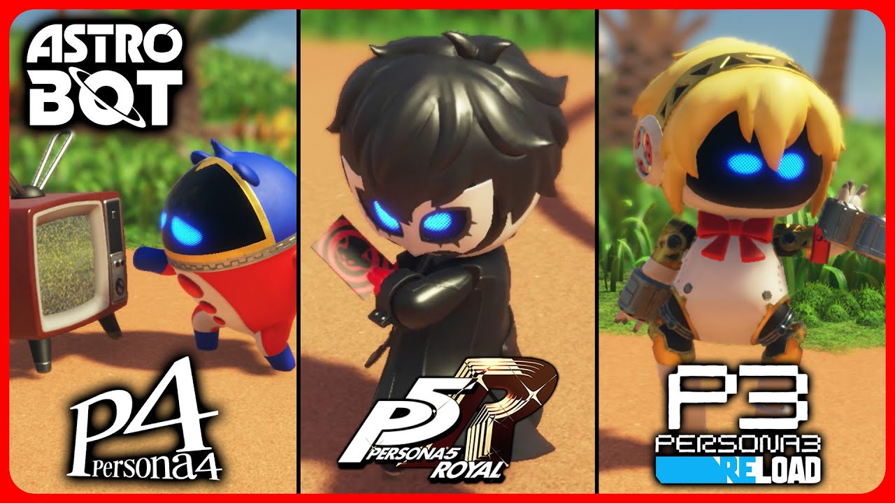 Aigis, Teddie & Joker Persona Cameo - Astro Bot
