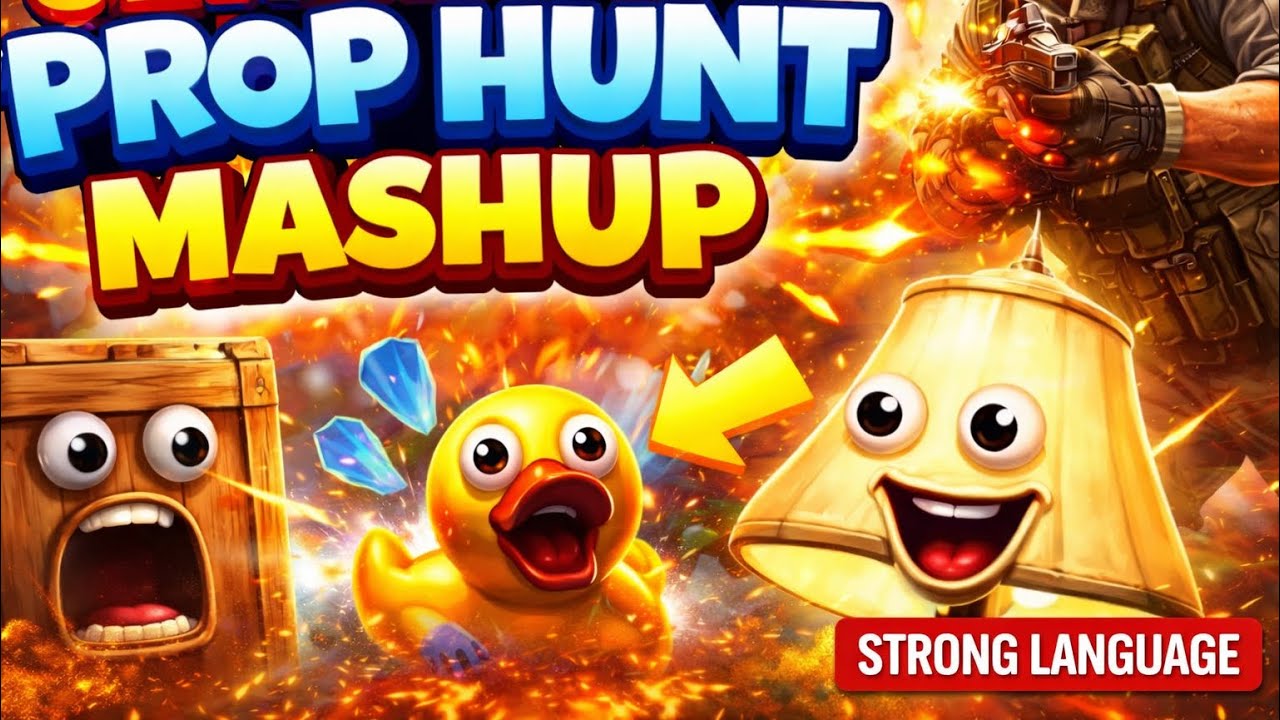 Ultimate Prop Hunt Mashup 😂 | The Funniest Games (Strong Language)