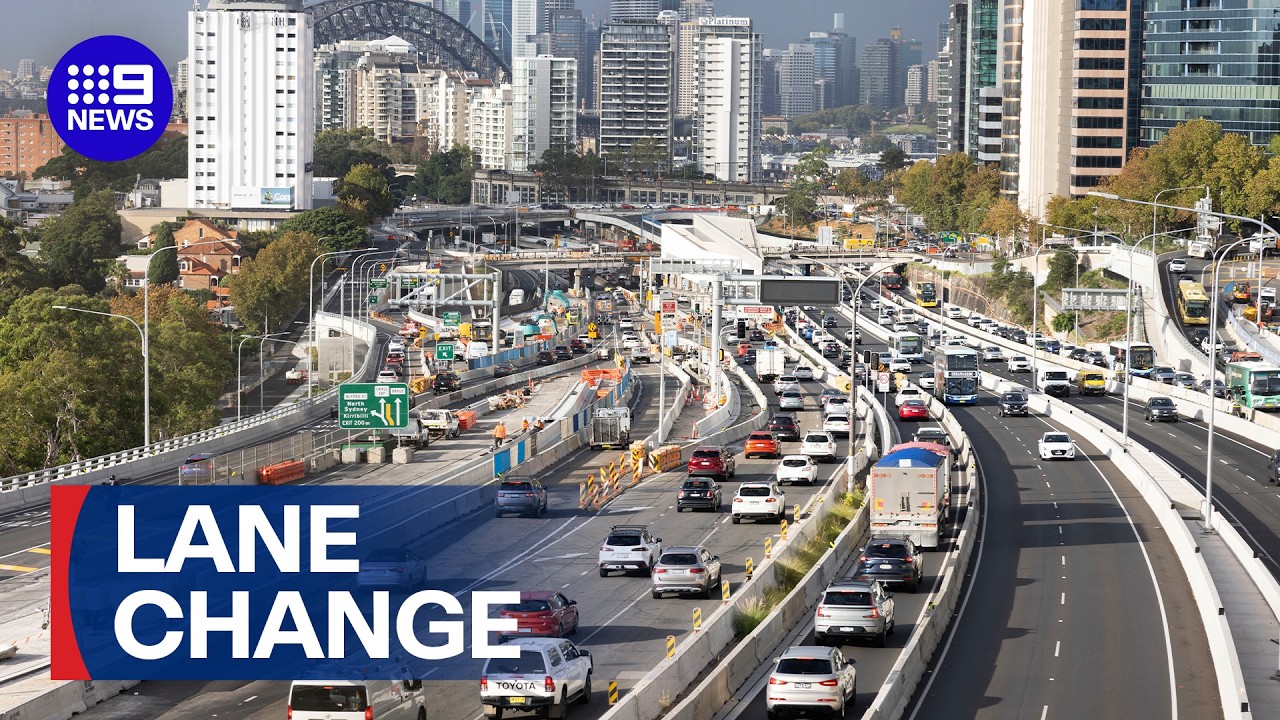 Permanent change to one of Sydney's busiest roads | 9 News Australia