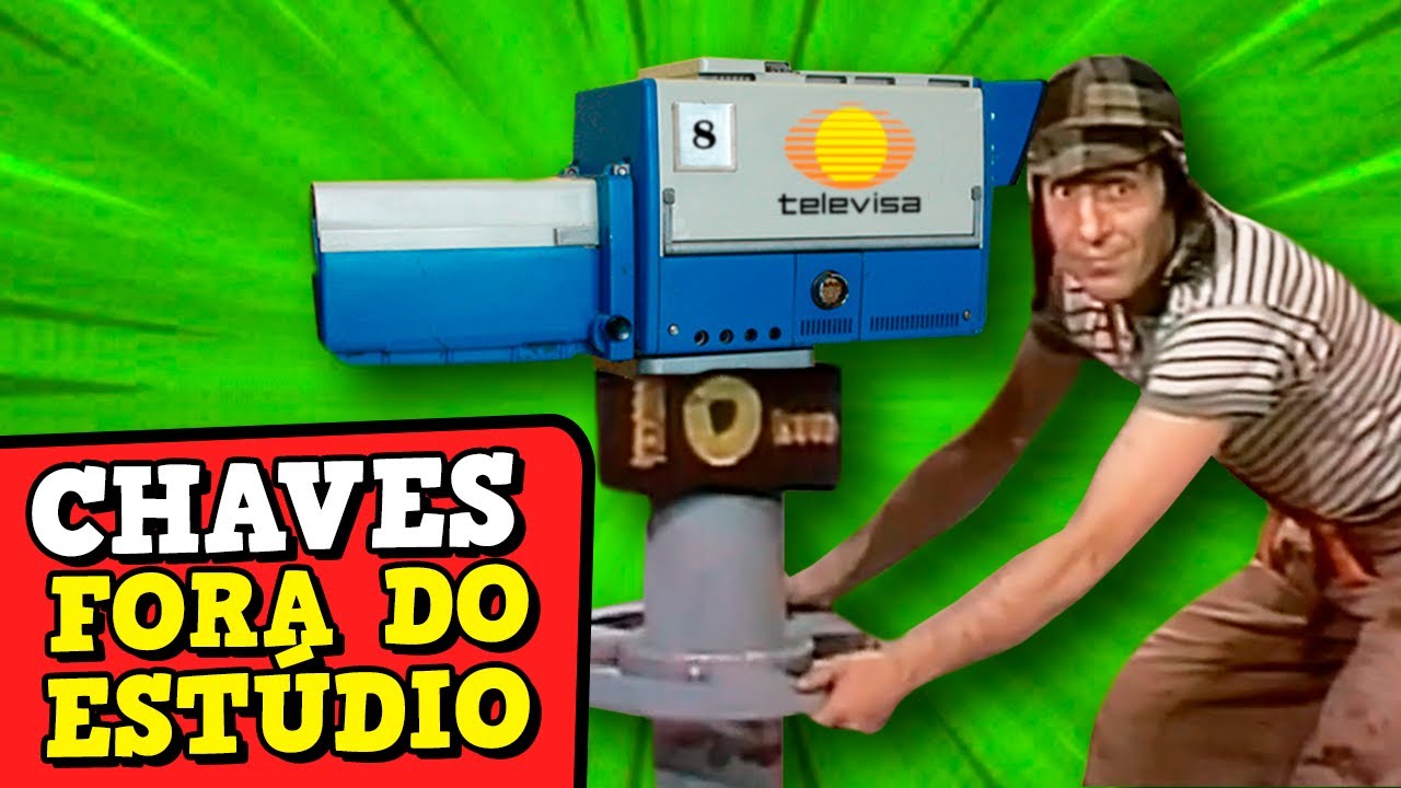CHAVES e CHAPOLIN em CENAS FORA DO ESTÚDIO?? VOCÊ NUNCA VIU ISSO!