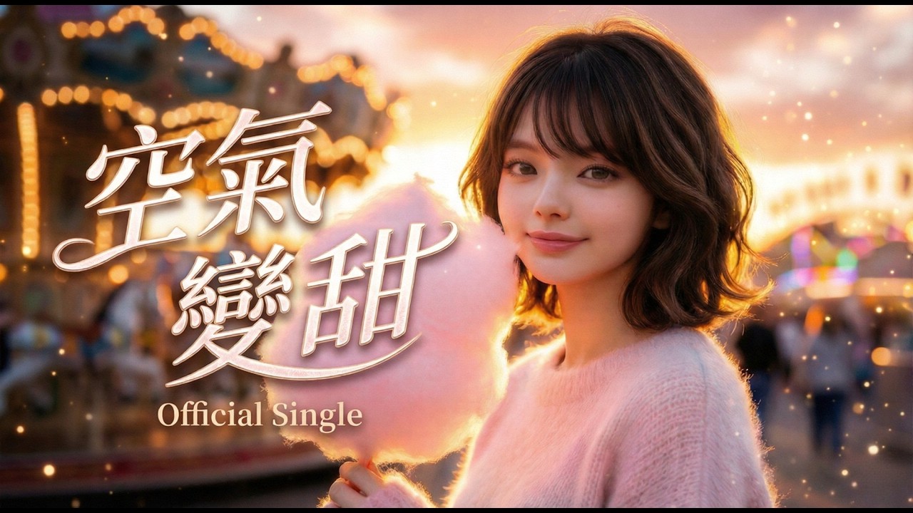《空氣變甜》悄悄喜歡你，連空氣都變甜｜全糖系初戀告白神曲｜Aria艾莉亞｜Official Lyric Audio