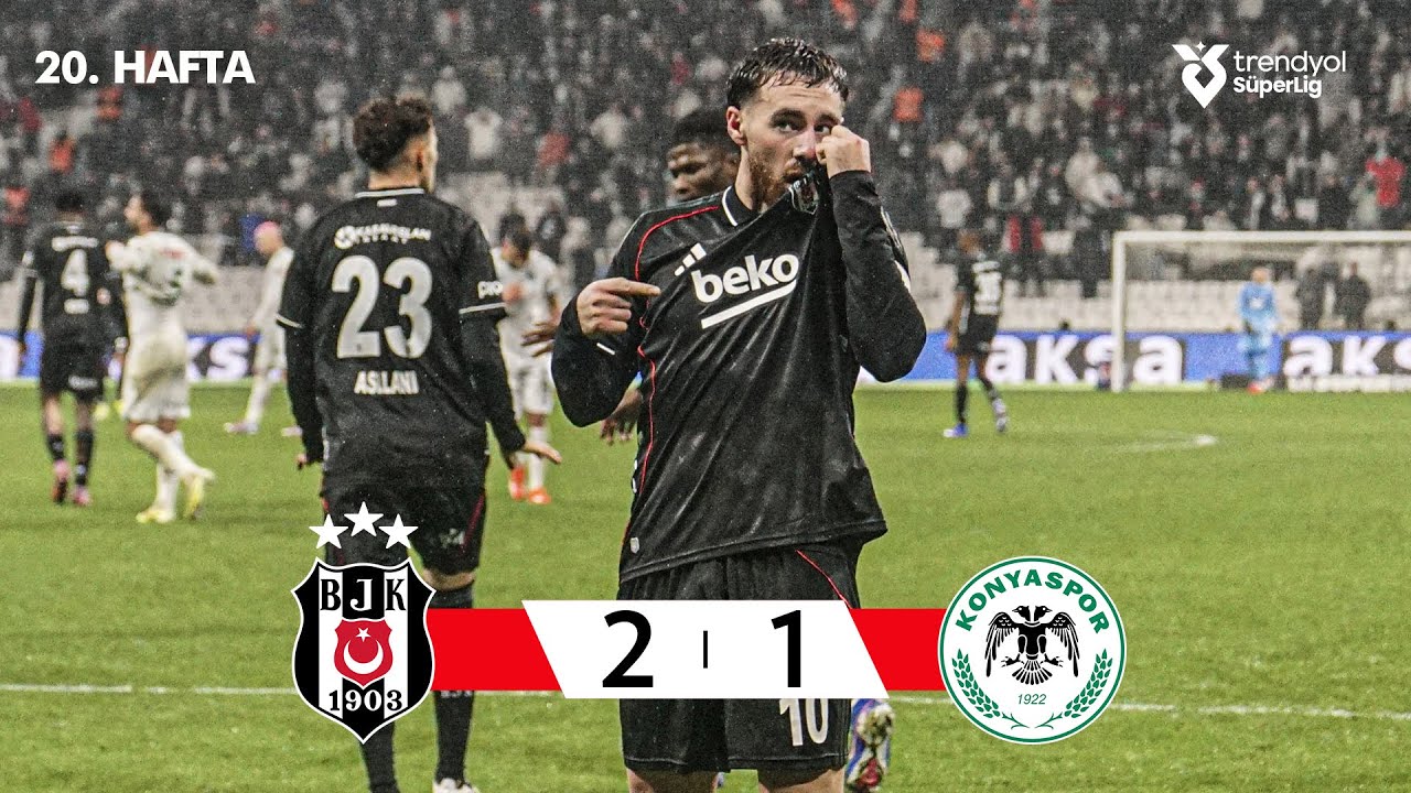 Beşiktaş (2-1) Konyaspor - Highlights/Özet | Trendyol Süper Lig - 2025/26
