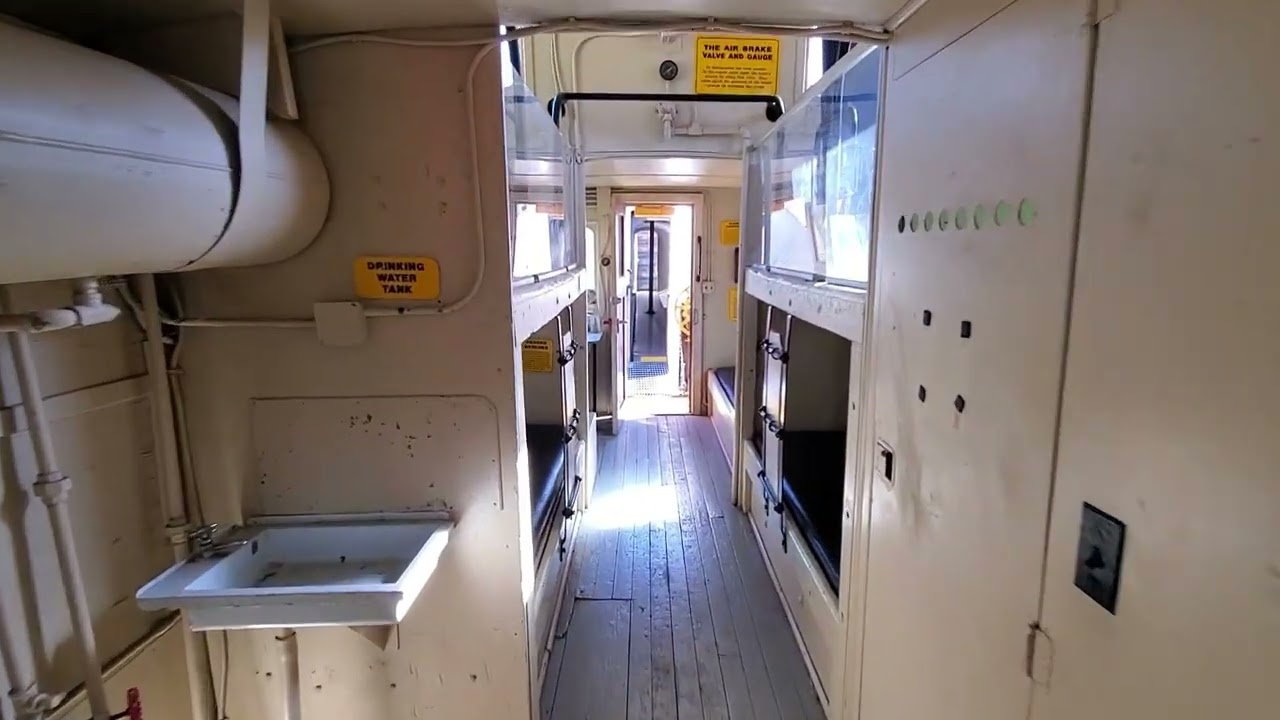 Northern Pacific Railroad Caboose Walkthrough National Museum of Transportation St Louis