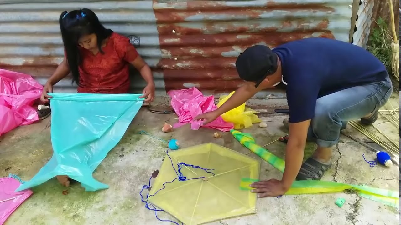 Como hacer barrilete de Nailon