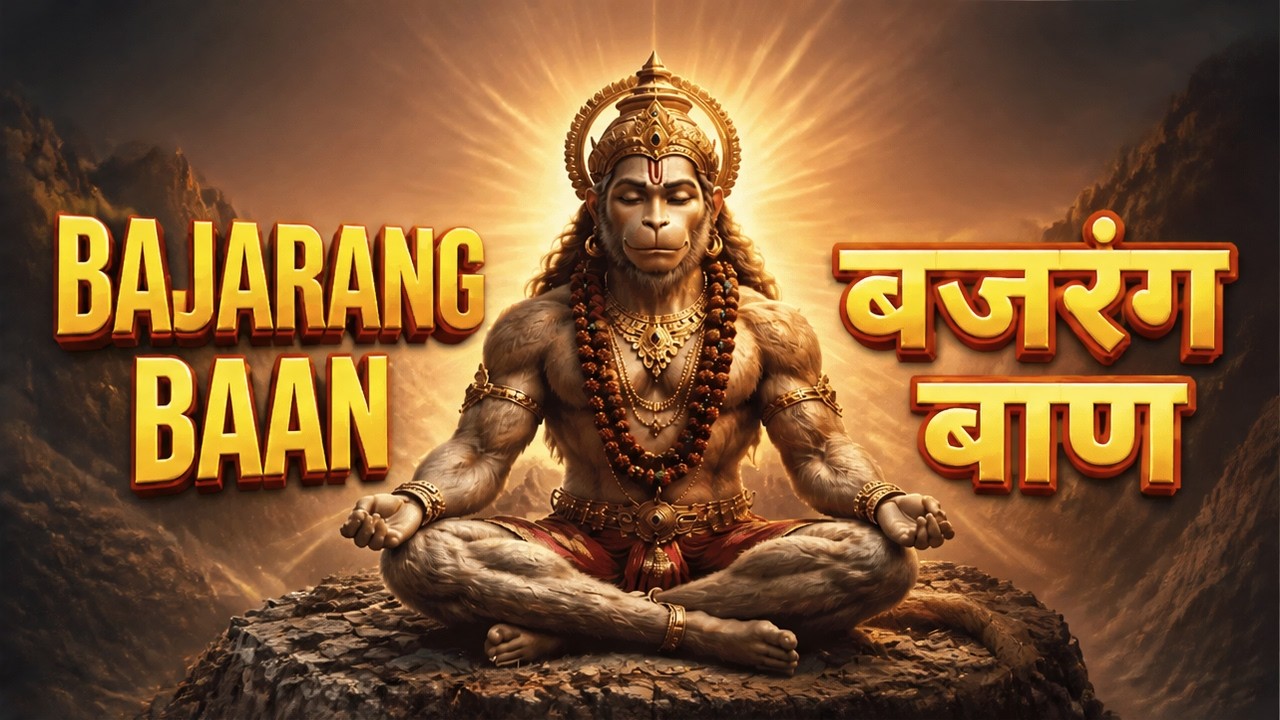 श्री बजरंग बाण भजन पाठ | peaceful Bajrang Baan | संकट नाशक हनुमान स्तोत्र | Powerful Hanuman Prayer