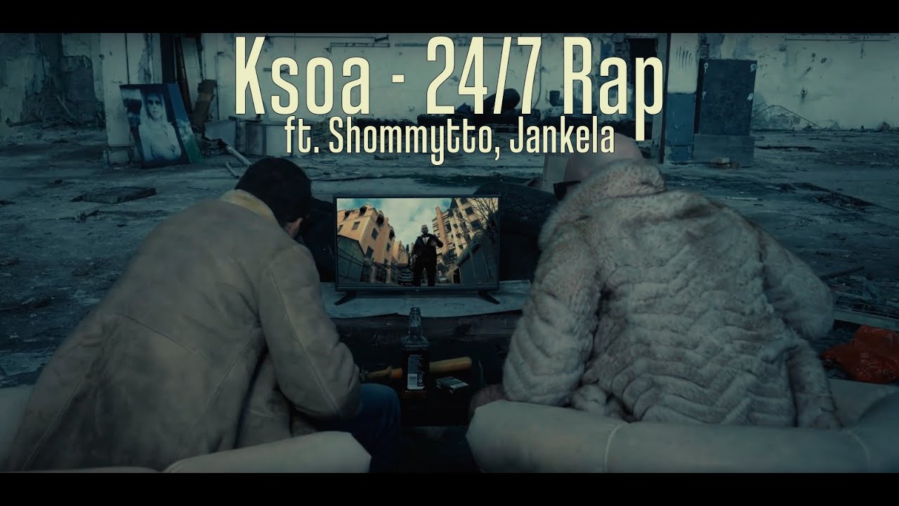 Ksoa - 24/7 Rap ft. Shommytto, Jankela (Official Music Video)