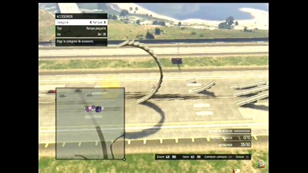 BUGS DEL MODO CREADOR PARA HACER RAMPAS ENORMES Y LOOPS GTA V PS3 DICIEMBRE 2018