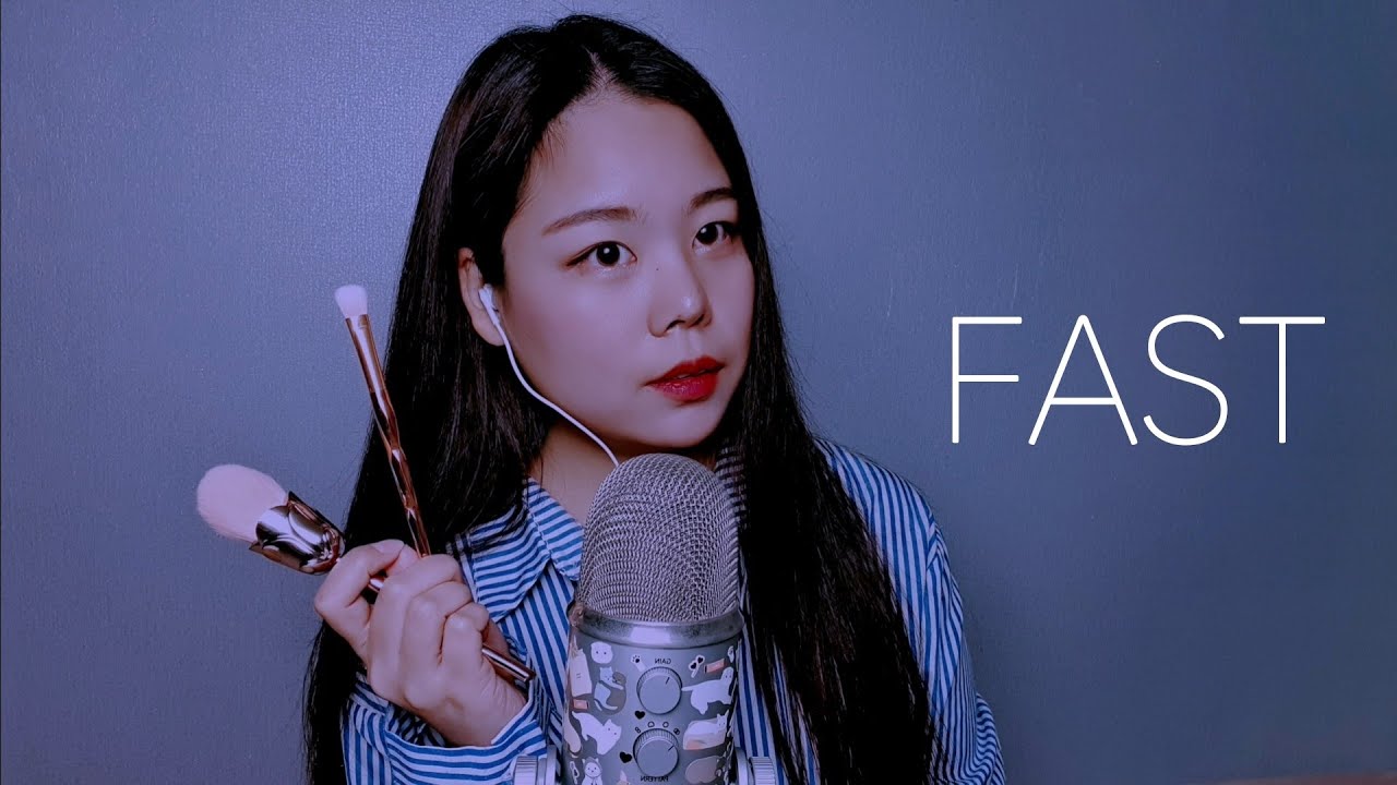 asmr정신없고 빠른 팅글(태핑, 입소리, 시각적 팅글) fast tapping, mouth sounds