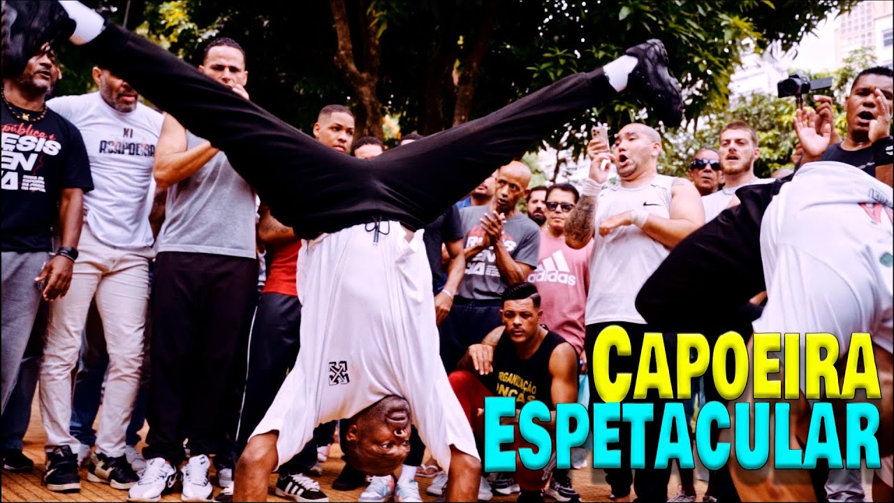 #CapoeiraViva Part 2 Roda de Capoeira na Praça da República São Paulo - 23 de Março de 2025 #brazil