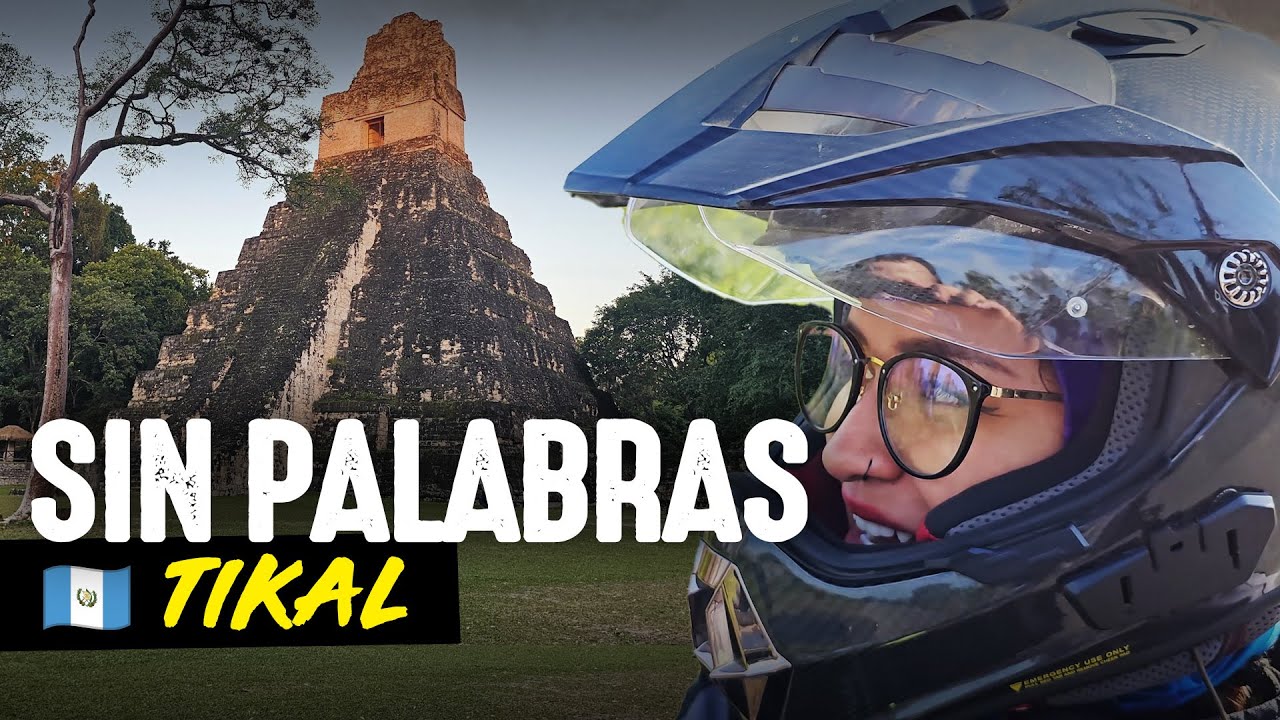 PIRÁMIDE oculta en la SELVA. Camino hacia en Tikal, GUATEMALA 🇬🇹 | T10/E7 | América en MOTO 🌎