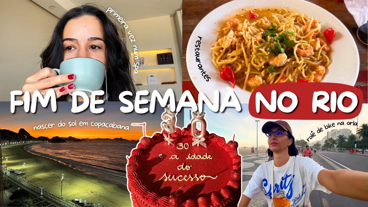 COMEMOREI MEUS 30 ANOS NO RIO: hotel na praia de copacabana, nascer do sol, bike na orla e karaokê